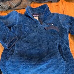 Patagonia re tool pullover navy small